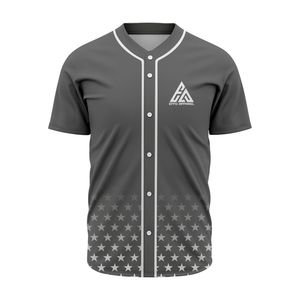 Maillot de baseball personnalisé 2026 respirant et imprimé, très populaire, pour uniforme de baseball adulte, 100 % polyester, vêtements de sport pour hommes - Product Image 3