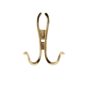 Gancho de pared curvo de hierro forjado negro antiguo, estilo rústico, decorativo, para colgar abrigos, toallas y llaves, montado en la pared, estilo vintage. - Product Image 2