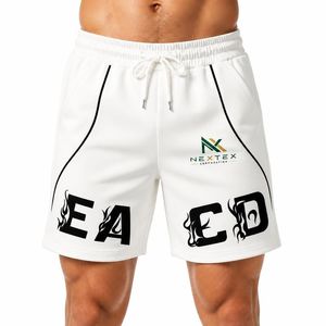 Custom Mens Flame Letter Print <b>Quick</b> <b>Dry</b> <b>Shorts</b> Summer Sports Athletic Wear Breathable Polyester Basketball Gym <b>Short</b> Top - Product Image 1