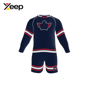 ชุดลาครอสสำหรับผู้ชาย XEEP รุ่น XC-LU-08 น้ำหนักเบา ระบายอากาศได้ดี ผลิตจากโพลีเอสเตอร์ พิมพ์ลายด้วยความร้อน คุณภาพสูง บริการ OEM - Product Image 1