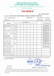 NATURAL'NYY VYSOKOKACHESTVENNYY KAUCHUK SVR10 IZ V'YETNAMA - Product Image 5