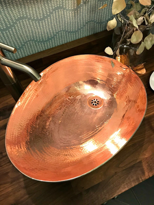 Handmade Copper Wash <b>Basin</b> Polished Metal Sink Modern Design for Bathroom Vanity Decor - Product Image 5