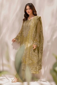 <b>indian</b> & pakistani chiffon clothing party wear dresses for women salwar kameez ladies high quality chiffon shalwar kameez - Product Image 6