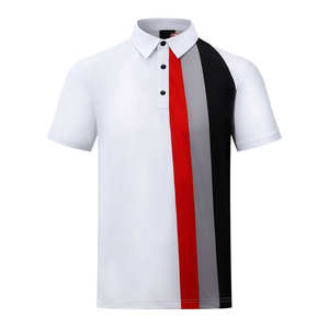 เสื้อยืดโปโลสำหรับเล่นกอล์ฟแห้งเร็วคุณภาพสูงสำหรับผู้ชาย – เสื้อเชิ้ตฤดูร้อนลำลองแขนสั้นพิมพ์ลายสกรีนสีพื้นพรีเมียม - Product Image 1