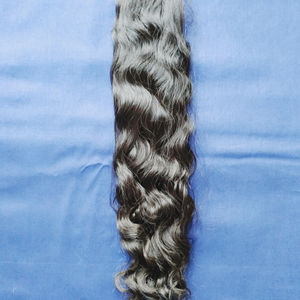 Vente en gros Extensions de cheveux humains 100% vierges temple vietnamien Extensions de cheveux soyeux ondulés profonds Faisceaux de vendeur Vague naturelle Cheveux humains indiens - Product Image 5