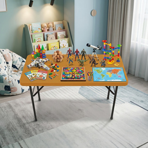 <b>Foldable</b> <b>Plastic</b> Multipurpose <b>Table</b> Dining Study Toy Activity <b>Table</b> Heavy Duty Portable Indoor Outdoor - Product Image 3