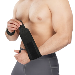 Bandes de soutien pour poignets de sport personnalisées et durables avec sangles réglables, respirantes, en polyester et coton élastique, pour la musculation - Product Image 1