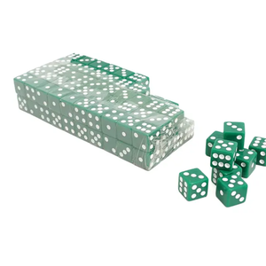 Wholesale Multi-Color D6 Acrylic Resin <b>Dices</b> Set New Board Game Engraved Hexahedron for RPG DND Games - Product Image 1