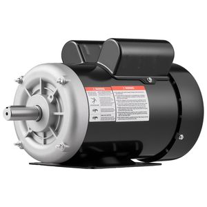 Motor Eléctrico de 5 HP, 3450 RPM, Motor para Compresor de Aire, Rotación CW/CCW, Diámetro del Eje de 0.875'', Longitud del Eje de 2.25'', Torque de 10.14 N.m, 60Hz - Product Image 1
