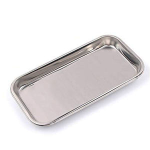 2 Bandejas Quirúrgicas Médicas de Acero Inoxidable 201, Organizador de Instrumentos Dentales, Caja Metálica Esterilizada en Venta - Product Image 4