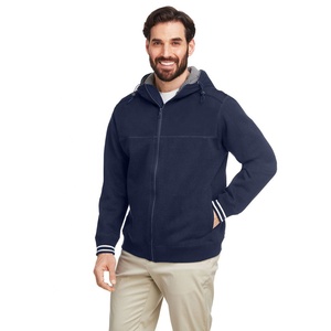 Men Modern Street Fashion Zipper Hoodie Cotton Hooded Sweatshirt Everyday Wear For Men - Product Image 1