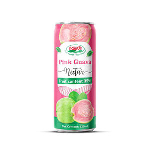 Néctar de Guayaba Rosa Nawon, Bebida Tropical Refrescante Lista para Beber, OEM, Lata de 320 ml, Jugo de Fruta con 35% de Contenido - Product Image 3