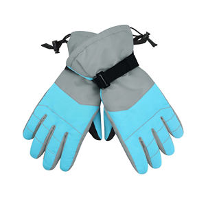 Guantes de Esquí de Cuero Vacuno Cálidos y Resistentes al Frío, Térmicos, Impermeables, con Cierre de Velcro, Unisex - Product Image 5