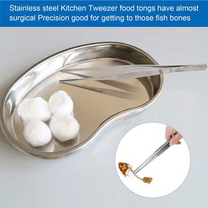 Direct Factory Sale <b>Kitchen</b> Tweezers Fine Tweezer <b>Tongs</b> Extra-Long Stainless Steel Cooking Tweezers Food Clips for Serving - Product Image 6
