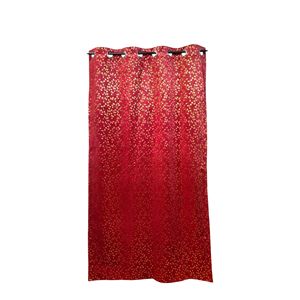 Cortina de Terciopelo de Poliéster Floral de Lujo, 122 x 274 cm, Ecológica, Opaca, con Ganchos, Lista para Usar en Hogares y Hoteles - Product Image 4