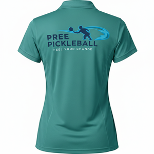 Camiseta Deportiva Personalizada para Mujer, Diseño Sólido, Corte Ajustado, Elástica, Transpirable, para Pickleball, Verano, OEM ODM - Product Image 1
