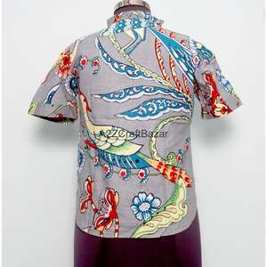 Camiseta de Punto Hecha a Mano 100% Algodón, Estilo Coreano, para Mujer, Verano/Primavera, Informal de Oficina, Transpirable, Manga Larga, Cuello Redondo, Estampado Floral, Moderna - Product Image 6