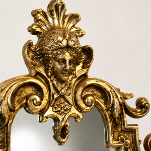 Espejo de Pared Barroco Dorado Antiguo, Marco Decorativo Ornamentado, Espejo de Lujo Vintage para Decoración de Hogar, Hotel, Salón, Sala de Estar, Regalo - Product Image 4
