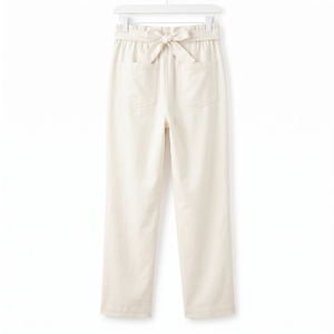 Pantalon décontracté intelligent taille haute élastique avec ceinture pour femme, idéal pour l'été – Vente en gros OEM/ODM, personnalisation du logo, faible MOQ, couleurs variées - Product Image 2
