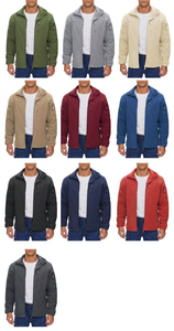 Men's Winter Canvas Quilted Windproof Waterproof <b>Stand</b> Collar Lightweight Outerwear Full Zip Hiking <b>Work</b> Travel Jacket - Product Image 4