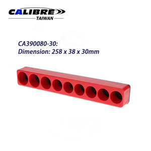 TAIWAN CALIBRE 1/2" Drive Deep or Shallow Magnetic Socket Holder Organizer, Socket Drawer Organizer - Product Image 4