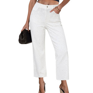 Best Selling Wholesale Price Women Rhinestone <b>Pant</b> Lightweight Women Rhinestone <b>Pant</b> For Best Online Sale - Product Image 1
