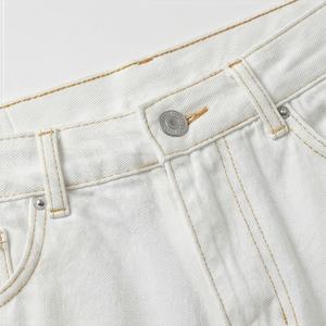 Shorts de Mezclilla de Verano de Alta Calidad, Personalizados, con Bordes Crudos, para Hombre, Estilo Casual, Corte Holgado, Premium, Streetwear - Product Image 4