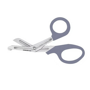 Ciseaux à pansements pour infirmières, 5,5 pouces, gris, acier inoxydable de qualité allemande, pour urgences médicales, premiers secours, chirurgie - Product Image 3