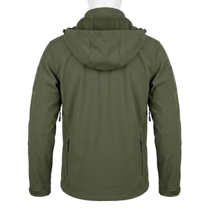 Chaqueta Táctica Softshell para Hombre, Forrada de Polar, Impermeable, Cortavientos, Ropa de Invierno - Product Image 1