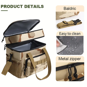 modern urban <b>insulated</b> meal bag large capacity thermal storage for fresh food and rugged outdoor dining - Product Image 4