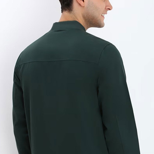 Vestes pour hommes 100% polyester, fabrication OEM, broderie, streetwear, dernières tendances, style décontracté uni, très vendues. - Product Image 5