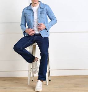 Chaqueta vaquera sólida informal de manga larga Unisex de alta calidad con capucha y decoración de piel Botón personalizable para invierno - Product Image 5