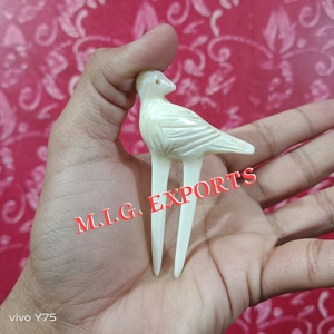 Buffalo Natural Bone Hair <b>Pin</b> or Stick Morden and new style Bird style bone hair <b>pin</b> 2026 year very beautiful and first class. - Product Image 2