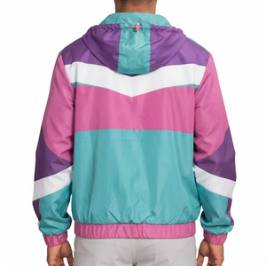 Chaqueta Cortavientos Ligera de Invierno para Hombre, Transpirable, Resistente al Agua, con Capucha, 100% Poliéster, Cómoda para Viajar - Product Image 2
