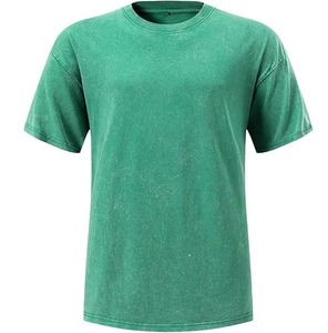 T-shirt Homme Personnalisé avec Logo, Vintage, Délavé à l'Acide, Écologique, Coupe Slim, Manches Courtes, DTG DTF, Coton Lourd 100% Vierge - Product Image 4