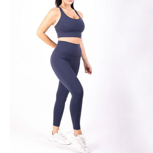 Conjunto de Yoga de Cintura Alta, Ropa Deportiva de Moda, Secado Rápido, Excelente Servicio, Mejor Calidad, Impresión de Logotipo Personalizado, Precio Razonable - Product Image 4