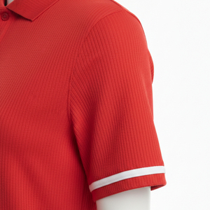 Quick Dry Breathable Eco-Friendly Anti-Wrinkle Summer Women's Bamboo/Cotton Knitted Turn-down Collar Short Sleeve T-Shirts - Product Image 5