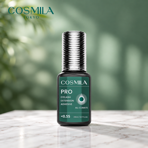 กาวติดขนตา COSMILA Lash Glue Pro ติดทนนาน 8 สัปดาห์ แห้งภายใน <0.5 วินาที ใช้ได้ทุกสภาพอากาศ ผลิตจากเอทิลไซยาโนอะคริเลต ติดทนนาน ปราศจากส่วนผสมจากสัตว์ รับสั่งซื้อจำนวนมาก สีดำ 5 มล. - Product Image 1