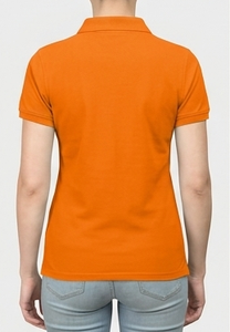 Camiseta de Algodón Elástica en 4 Direcciones de Alta Calidad, a Cuadros, Manga Corta, Transpirable, Antipilling, Casual, Moderna y Clásica para Mujer, Venta al Por Mayor a Bajo Precio - Product Image 3