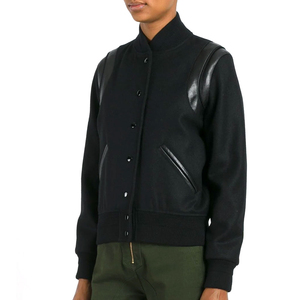 Best Quality Women's Varsity <b>Jacket</b> with <b>Short</b> Sleeves Quick Dry New Arrival Cotton Filled Varisty <b>Jacket</b> for Adults - Product Image 5