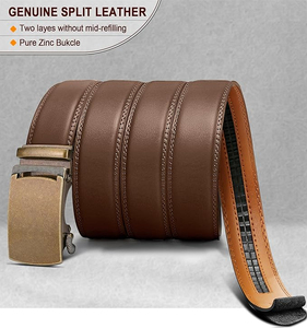 Ceintures habillées réversibles pour hommes OEM, en cuir véritable imprimé crocodile de haute qualité, personnalisables, avec boucle en alliage, double face - Product Image 3