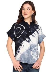 เสื้อผู้หญิง Maaesa ผ้าเรยอน ลายมัดย้อม คอลเลคชั่นดีไซเนอร์ เสื้อฤดูร้อนน้ำหนักเบา จากผู้ส่งออกอินเดีย - Product Image 1