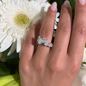 Global Gems IGI Certified Oval Cut Lab Grown Diamond Luxury Engagement Wedding <b>Ring</b> 2.50Carat <b>14K</b> <b>Gold</b> Plated Unisex Party Gift - Product Image 4