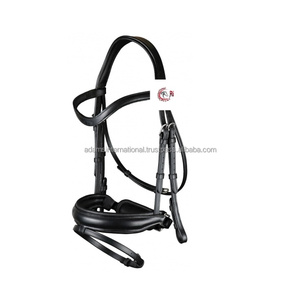 Brida de caballo de cuero de snafla - Product Image 4