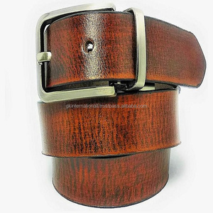 Ceinture en cuir de vache véritable pour hommes, haute qualité, mode décontractée, boucle ardillon en alliage, nouveau Style populaire, collection - Product Image 1
