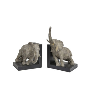 Premium <b>Decorative</b> Steel Bookends with Electroplated Finish and Anti-Skid Pads for Elegant Home Office Organization - Product Image 1