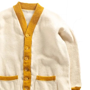Cardigans en tricot pour femmes, col en V, avec logo personnalisé, cardigan en tricot pour femmes, col en V, manches longues - Product Image 5