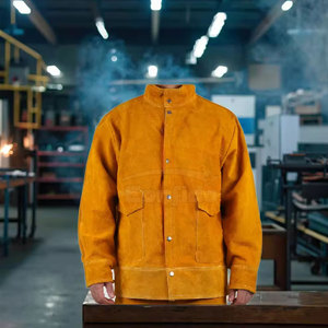 Combinaison de soudage robuste, résistante aux hautes températures, en tissu respirant, vêtements de travail industriels - Product Image 2