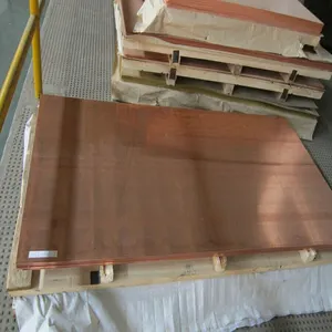 Hoja de cobre de aleación de alta pureza 99.99% C10100 3mm 1mm C12200 C11000