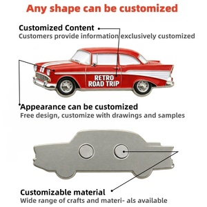 Imán para Refrigerador, Artículos Promocionales Personalizados, Insignia 2D/3D, Diseño Gratuito, Productos Metálicos Plateados Duraderos, Gran Venta, Tendencia 2026 - Product Image 2